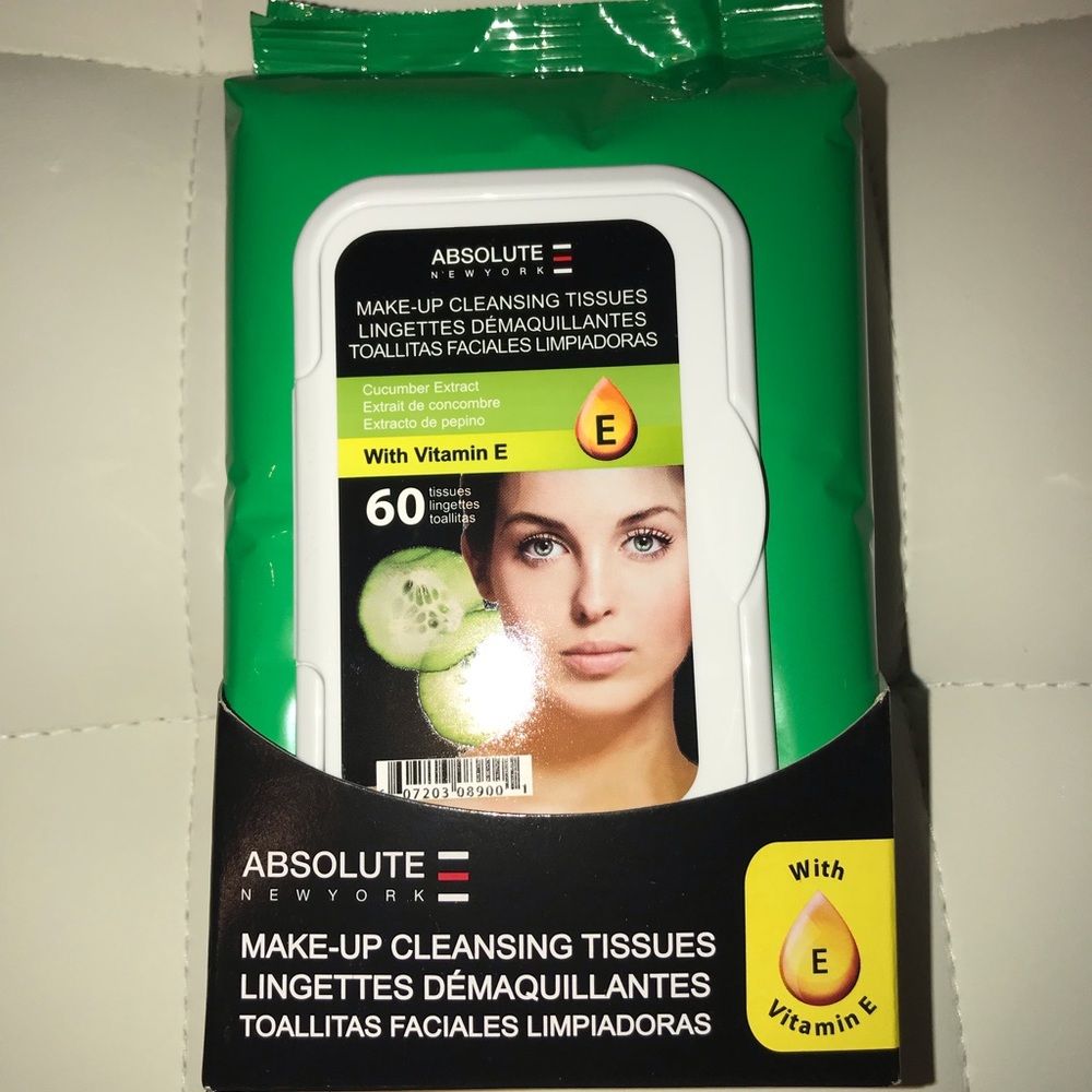 Absolute New York Makeup Cleansing Tisues Cucumber